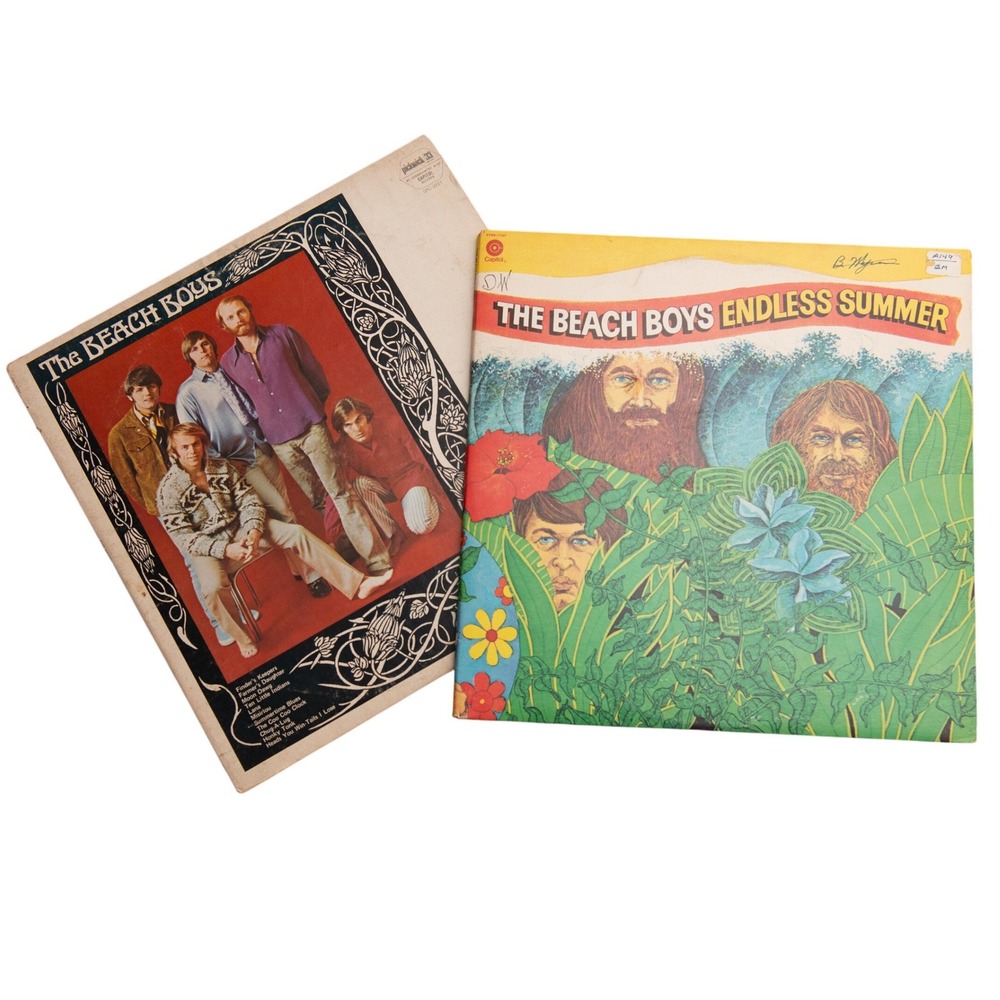 The Beach Boys Vinyl Record Lot Endless Summer 2-LP & Pickwick LP Vintage 33 RPM